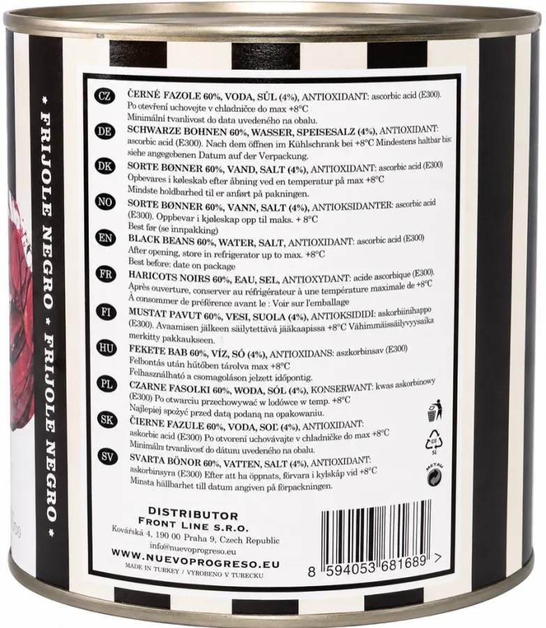 Black Beans Whole 2,5kg — foto 3